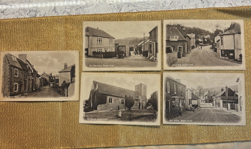 series-postcards-temple-ewell-kent-village-views-set-of-5-ebay-uk