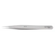 Excelta Tweezers,SS,Straight,4 1/2"L 00-SA Stainless Steel Stainless Steel