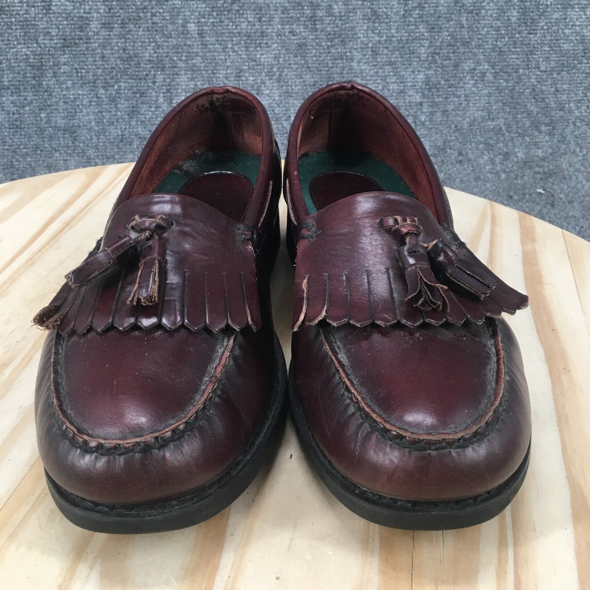 Rockport DresSports Shoes Mens 9.5W Burgundy Leather Dress  display picture 2