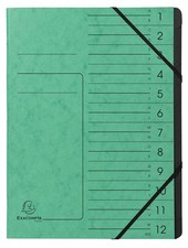 Exacompta - Ref 541203E - Stapled Spine Multipart File - 245 x 320mm in Size, Su