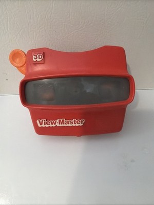Vintage 3D View-Master Red Phototype Slide Viewer Classic Toy No Reels