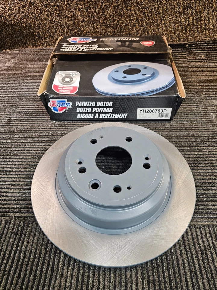 (CANTIDAD 2) Rotor de disco de freno pintado para Honda Accord Crosstour 2010-2011 YH288783P Foto 2 de 4