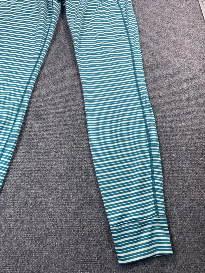 Leggings Patagonia Feminina Pequena Listrada Baselayer Leve Verde Capilene - Imagem 3 de 4