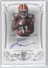 2014 Panini National Treasures Rookie Signatures 88/99 Glenn Winston Auto 0b2
