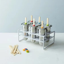 Onyx POPStainless Steel Popsicle Mold Set Of 6 With Holder 🔥🔥