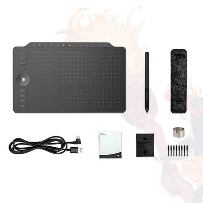 GAOMON M1220 12'' Graphics Tablet 8192 Pressure Levels 8 Keys Android Windows Mac