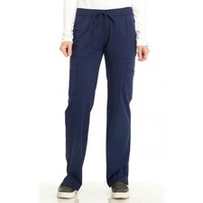 Cherokee Sapphire Women's Scrub Pants Straight Leg Cargo  Navy Blue XS SA100A