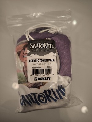 Acryl-Spielsteine für das Pantheon von Santorini  von Roxley NEU OVP