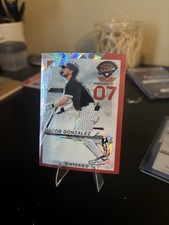 2025 Panini Prospect Edition Red Prixm Jacob Gonzalez, Chicago White Sox /199