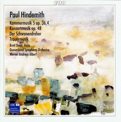 Paul Hindemith VIOLA CONCERTOS Brett Dean W. A. Albert | excellent (C8607)