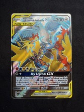 Moltres & Zapdos & Articuno GX (Full Art) 66/68 Hidden Fates Holo on eBay