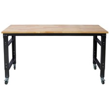 60 Adjustable Work Bench, Workbench Heavy-Dut...