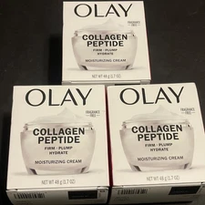 Olay Regenerist Collagen Peptide24 Hydrating Moisturizer Fragrance-Free 3 Boxes