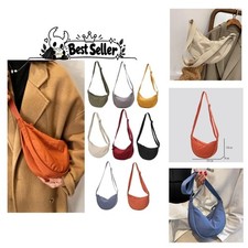 Women's Nylon Hobo Crossbody Bag Large Capacity Tote Shoulder Purse