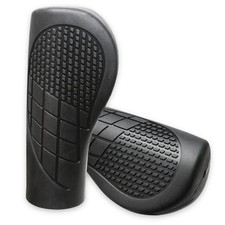 Bike Grips 2PCS 90mm Length Bike Handlebar Grips Short Mini Rubber Black 90mm 