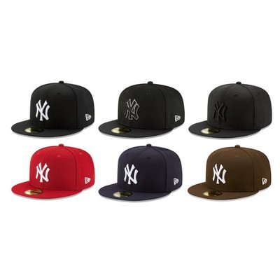 New York Yankees NYY MLB Authentic New Era 59FIFTY Fitted Cap -5950 Baseball Hat