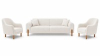 Wohnzimmer Sofagarnitur 3+1+1 Sitzer Sofa PolstermöBel Komfortabel Set