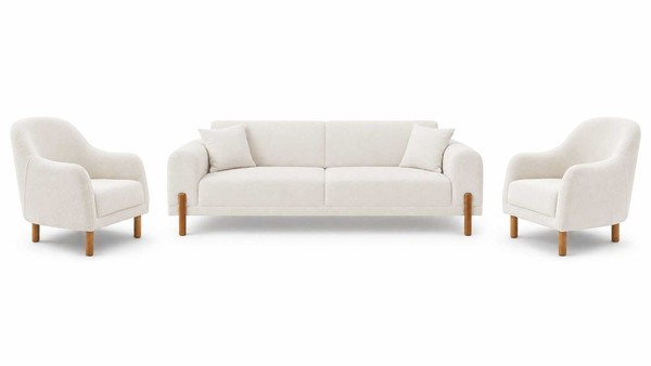 Wohnzimmer Sofagarnitur 3+1+1 Sitzer Sofa PolstermöBel Komfortabel Set-image