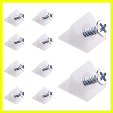 100 Pack Plastic Mending Wedges for Sagging Drawer Bottoms - Easy Installation