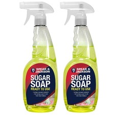 Sugar Soap 2 x 750ml Ready to use, Fast Acting, Stubborn stains, Spear & Jackson