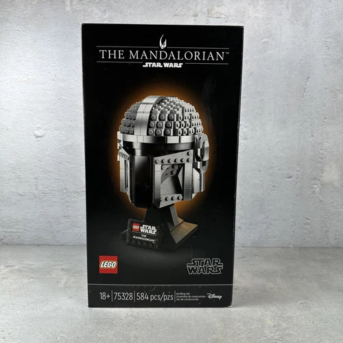 Lego Star Wars The Mandalorian Helmet, NEW Sealed Set #75328