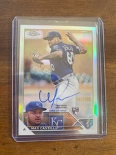 2023 Topps Chrome Max Castillo Auto Refractor 41/499 Kansas City Royals