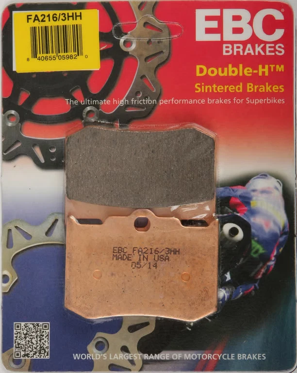 EBC BRAKE PADS Fits: Indian Chief,Scout,Spirit Sintered front or rear FA216/3HH - Image 3 of 4
