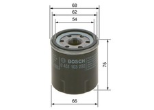 Ölfilter BOSCH 0 451 103 292 Anschraubfilter für RENAULT CLIO KANGOO TWINGO FC0