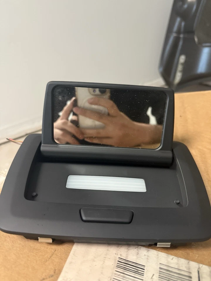 ✅09-15 BMW F02 740Li luz traseira esquerda ou direita interior maquiagem espelho vaidade fabricante de equipamento original - Imagem 3 de 4