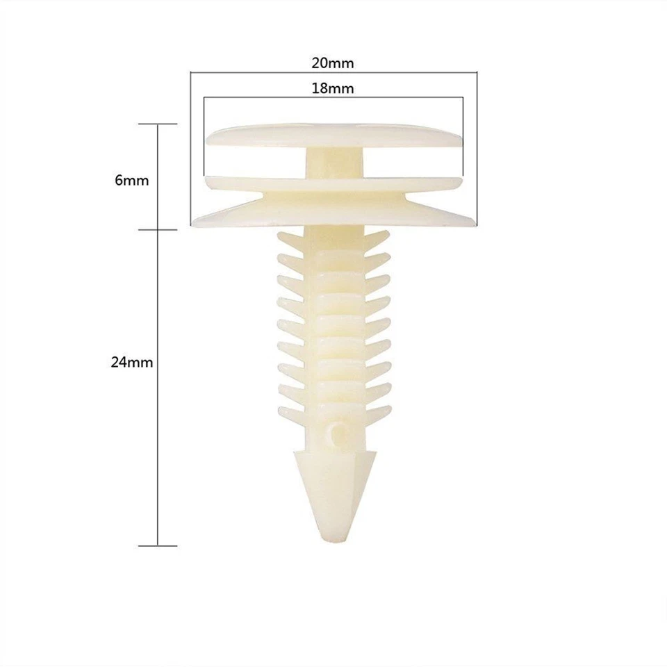 Anti-wear Trim Panel Clip Clip Trim Panel Clip Retainer Fasteners Clips - Image 2 of 4
