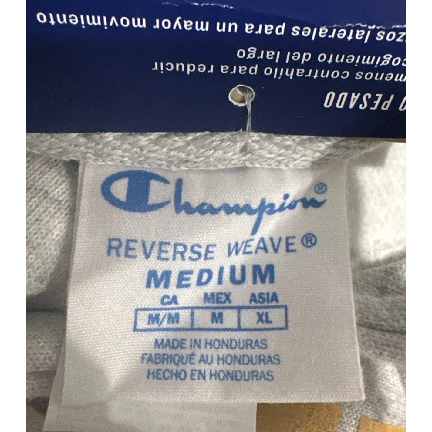Champion Reverse Weave Hoodie Women's Medium Gray Oversized Graphic GF510 NWT image 5