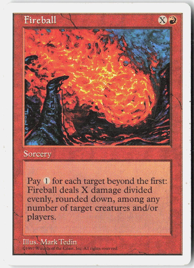 Magic - Fireball Fifth Edition [5ED - 227] NM Common