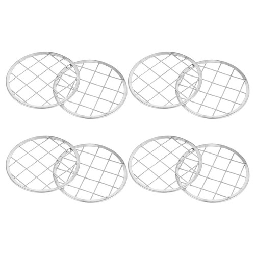  8 Pcs Floral Arrangement Mesh Grid for Flower Vase Holder Inserts - Foto 8 di 9