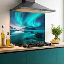 Printed Glass Kitchen Splashback | 6mm Toughened Heat Resistant Glass | No.2136