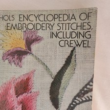 MARION NICHOLS Encyclopedia of Embroidery Stitches Including Crewel Vintage