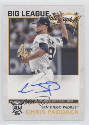2020 Topps Big League Big League Chris Paddack #BLA-CP Auto 9v7