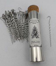 Pietersma Tinworks Victorian Christmas Tree Tinsel 53 Pc Tin Spiral Icicles
