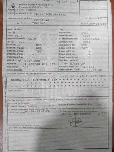 060045B Mando Elevalunas Delantero Izquierdo para RENAULT CLIO II FASE II 139128 - Imagen 6 de 7
