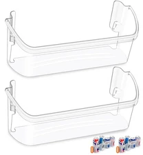 2 Pack Refrigerator Door Bin Shelf Replacement for Frigidaire 2421266