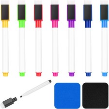 Bla Magnetic Dry Erase Markers with Eraser, White Board Mini Dry Erase