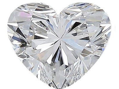 6.20 Ct Loose CVD Lab Grown Diamond 12 MM Heart D Color, FL CLARITY Certified
