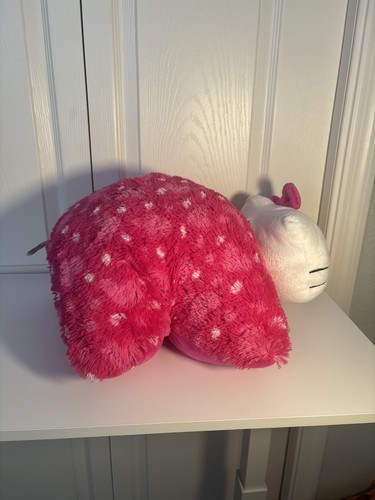 VTG Y2K Hello Kitty Pillow Pet Pink Polka Dot Plush Stuffed Animal Toy - Picture 21 of 21