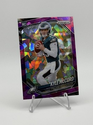 2025 Panini Prizm #377 Kyle McCord Purple Ice #/225