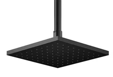 Kohler K-13695-BL Contemporary Square Rain Fall Shower Head Matte Black 2.5 NEW
