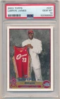 LEBRON JAMES 2003/04 TOPPS #221 RC ROOKIE CARD CAVALIERS SP PSA 10 GEM MINT