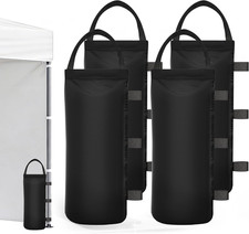 112 LBS Sand Bags for Canopy Weights – 4 Pack Heavy Duty Sandbags with Handle, L