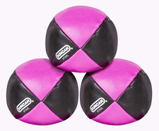 Toys Juggling Balls, Multicolor, Vinyl Shells, Circus Balls with 4 Panel Design,