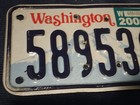 Lot of 3 Motorcycle License Plates California Oregon Washington As Is Decor NR — photo 7