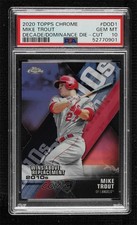 2020 Topps Chrome Decade of Dominance Die-Cuts Mike Trout PSA 10 GEM MT 0i1b