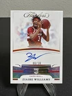 2021 Flawless Basketball /10 Ziaire Williams Rookie Auto RC Stanford Cardinal